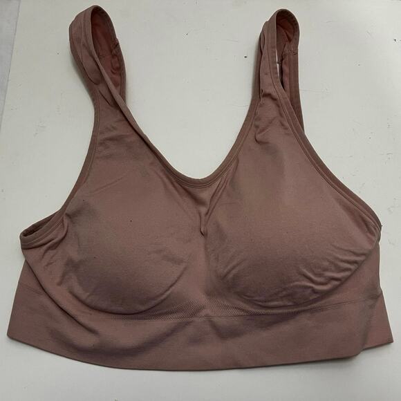 Secret Treasures Lot Of 3 Women's Wirefree Seamless Comfort Bra XXXL Pink EUC - Picture 3 of 15